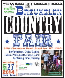 Flyer for the 2014 Breukelen Country Fair